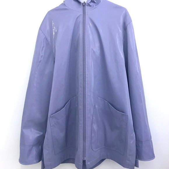 Periwinkle Raincoat - Picture 1 of 2
